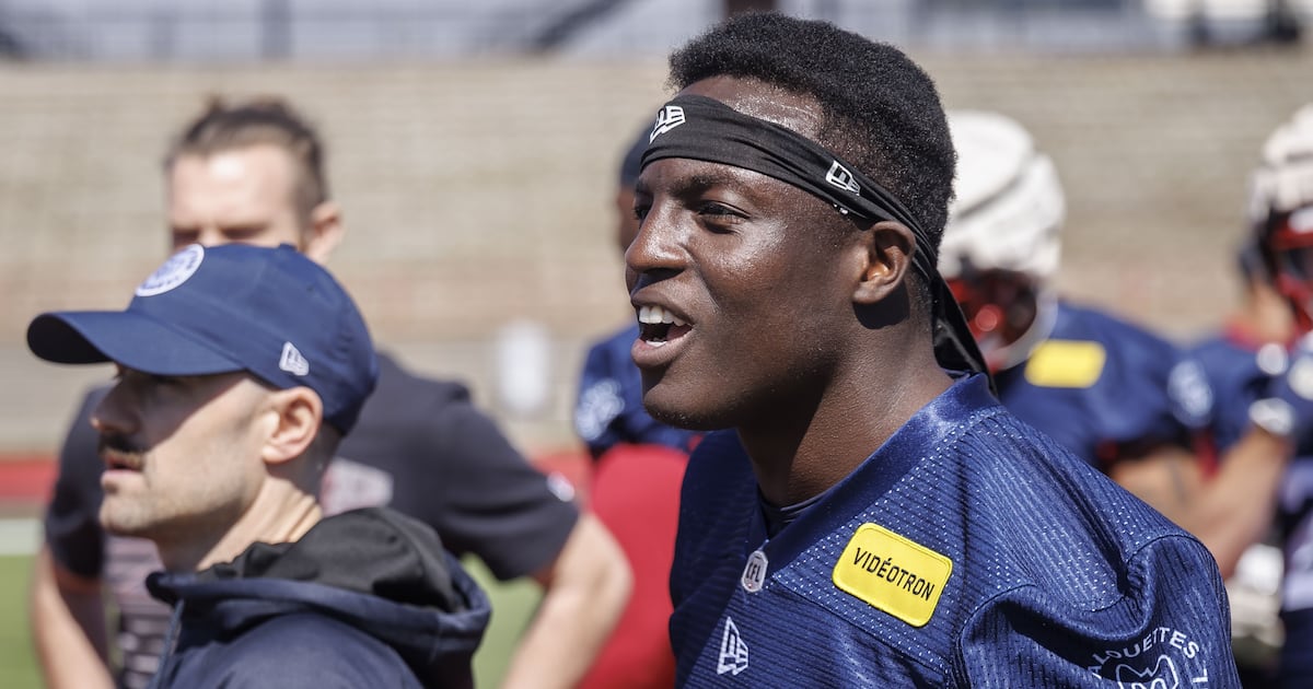 Report: Montreal Alouettes LB Micah Awe to have hearing for hit on Vernon Adams Jr.