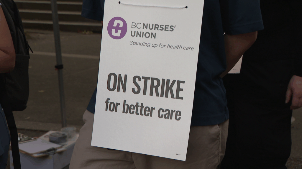 B.C. nurses' strike expands to Vancouver Island