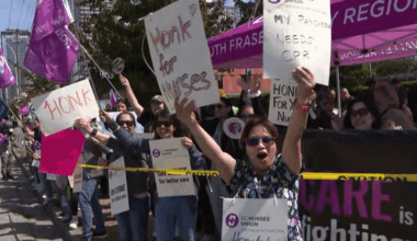 B.C. nurses picketing Surrey hospitals, announce plans to expand job action