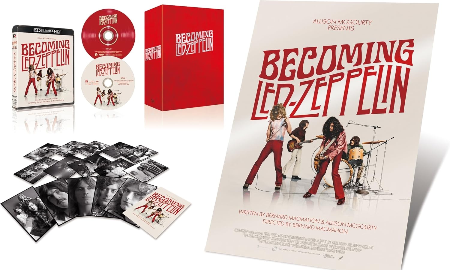 The Japanese physical release of 'Becoming Led Zeppelin' has been delayed to September