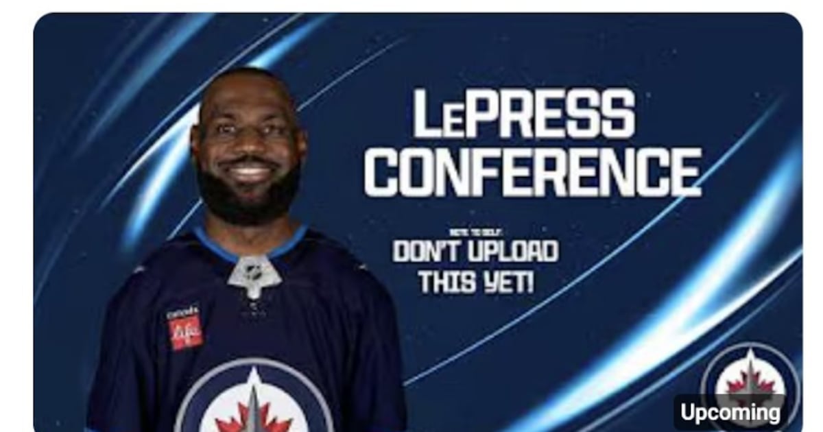 Winnipeg Jets troll Miami Heat over LeBron James YouTube mistake