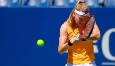 Marie Bouzkova, a finalist at the WTA Prague Open.