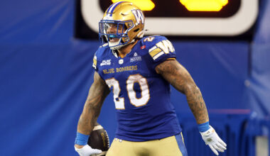 Brady Oliveira becomes fifth Canadian to reach 6,000 career rushing yards