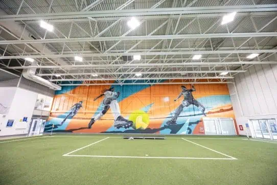 First new mural unveiled at Brampton Soccer Centre with more art on the way