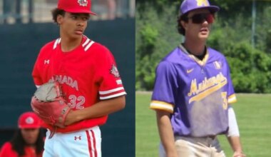 Teenage Brampton pitcher and Mississauga baseman picked in MLB draft