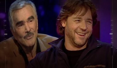 Burt Reynolds cheated in a drinking contest with Russell Crowe