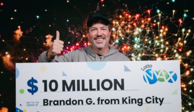 Ontario man wins $10M Lotto Max prize