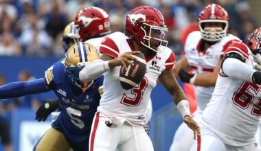 Stamps defeat Bombers in record-setting Friday night