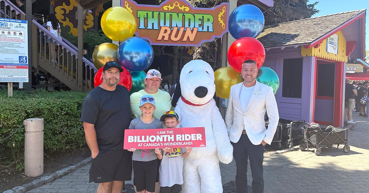Canada's Wonderland Milestone: Amusement park welcome one billionth rider