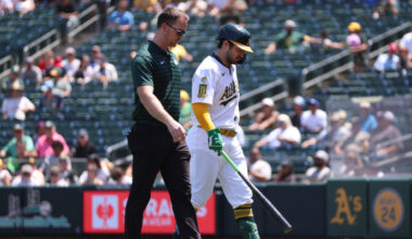 Report: Athletics catcher Shea Langeliers could miss rest of season with torn MCL
