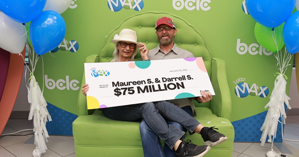 Penticton couple to travel the world after $75M lotto win - CTV News