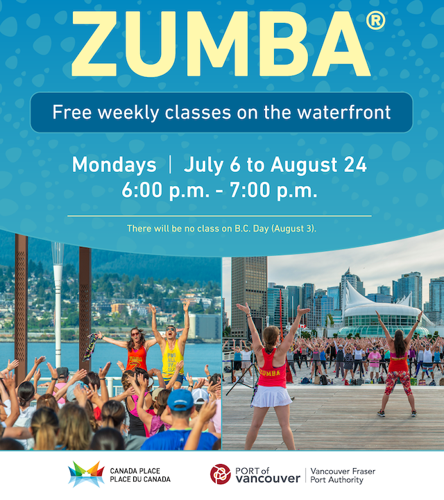 Free Zumba at Canada Place