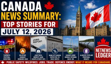 Canada News Summary - Top News July 12 2026