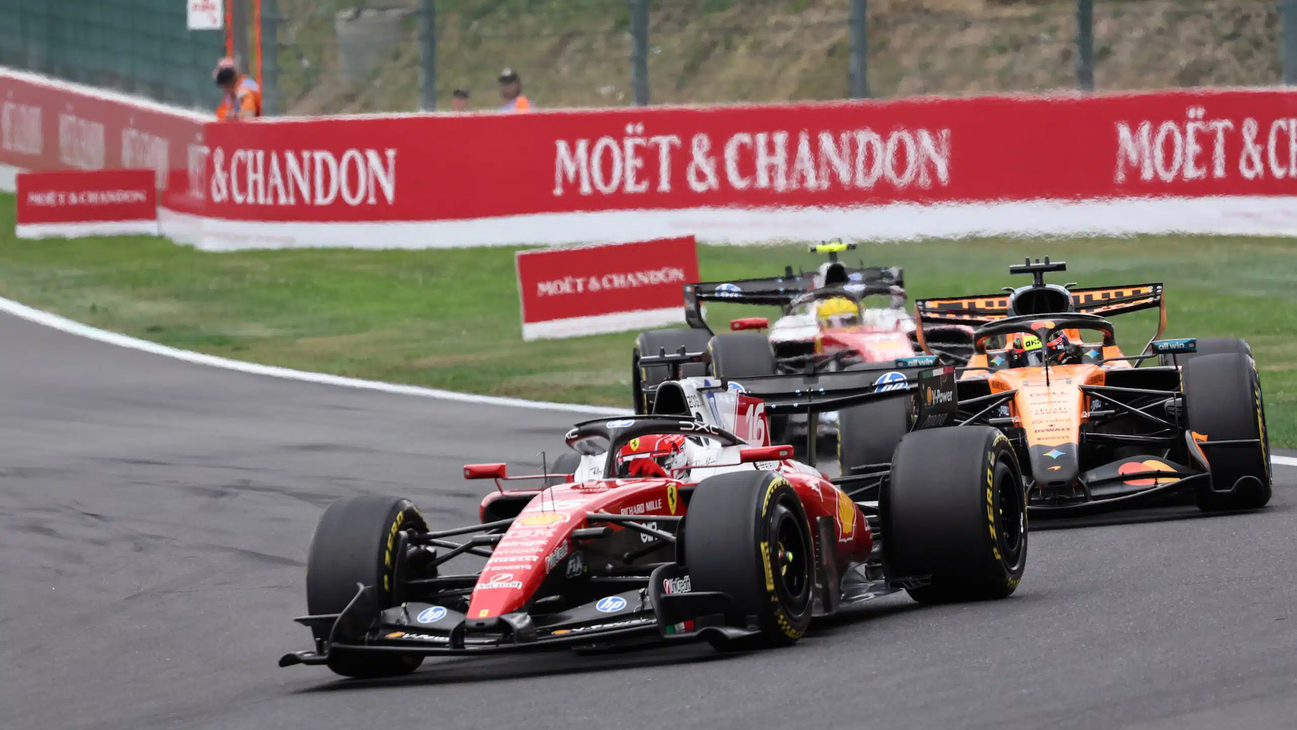 Charles Leclerc leads Oscar Piastri and Lewis Hamilton in 2026 F1 Belgian Grand Prix