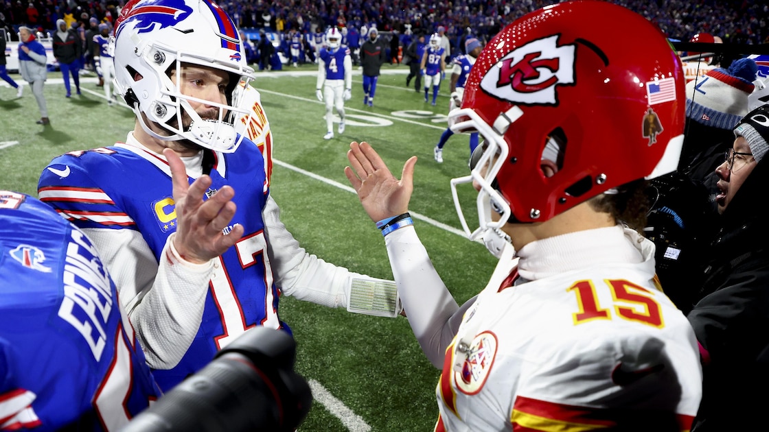 Patrick Mahomes Reacts to Being Ranked Behind Josh Allen in NFL Coaches, Execs Poll in New Video