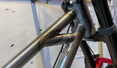 Chromag DH bike prototype, front end