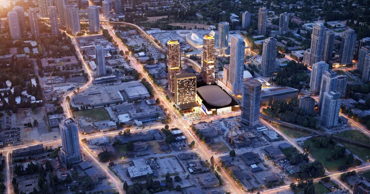 10,000-seat City Centre Arena and the Vancouver Giants are coming to Surrey
