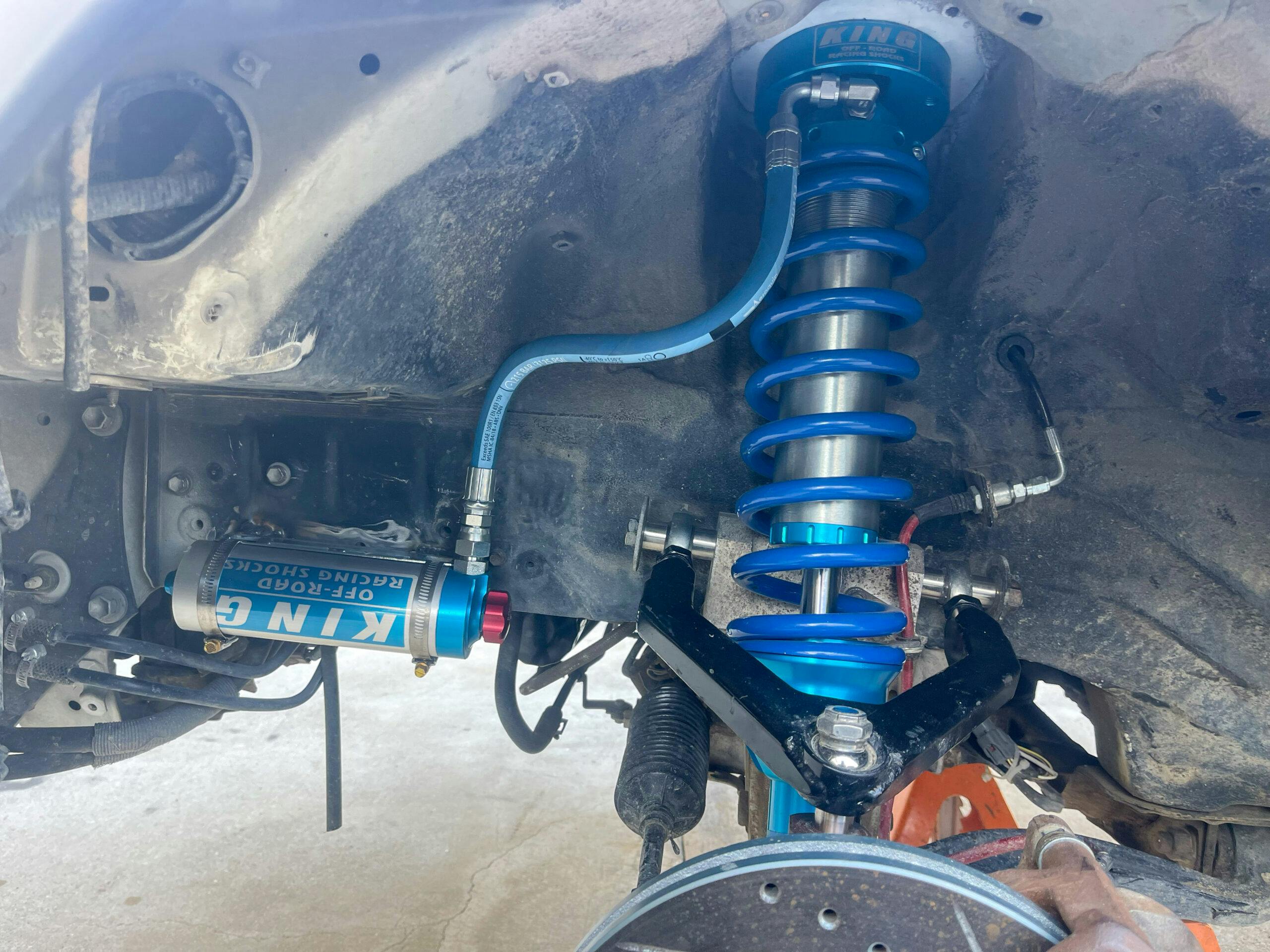Lexus SC400 off-road rally car prep suspension