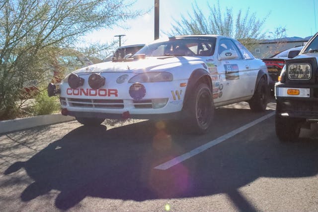 Lexus SC400 off-road rally car