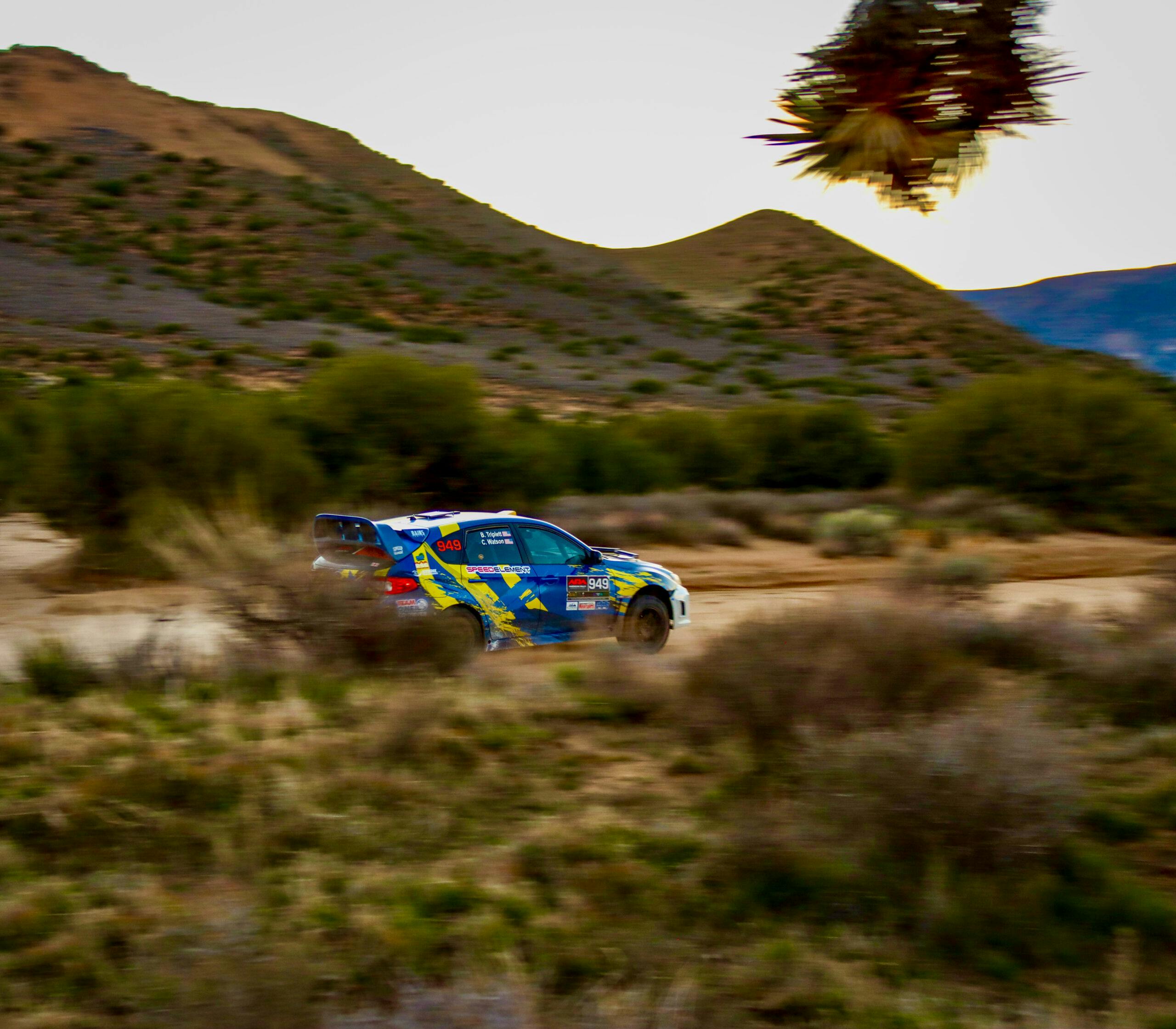 Off-road rally racing