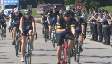 Cops Cycling for Survivors stops at Wabash Valley Correctional Facility