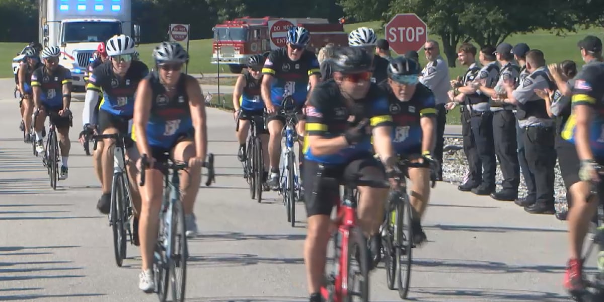 Cops Cycling for Survivors stops at Wabash Valley Correctional Facility
