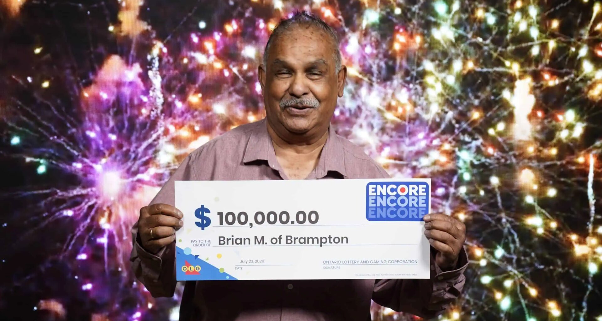 Second big lotto win brings prize total to over $240K for Brampton man