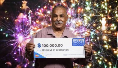 Second big lotto win brings prize total to over $240K for Brampton man