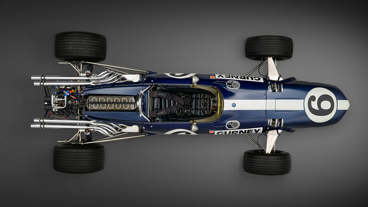 Dan Gurney’s AAR Eagle Mk 1 Grand Prix Car from above