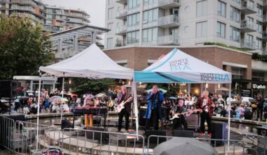 Doug and the Slugs perform uptown in White Rock