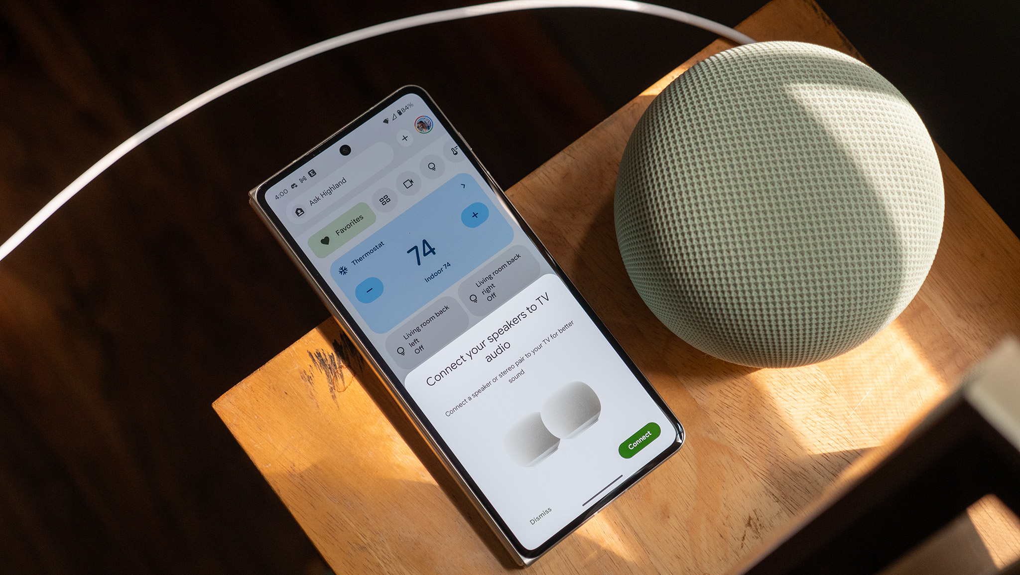 Setting up a Google Home Speaker as a surround sound speaker system for a Google TV Streamer