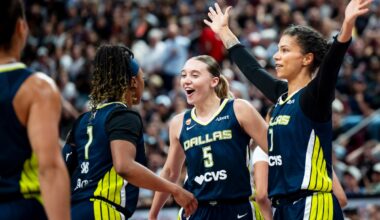 Bueckers, Wings defeat Tempo in Montreal with record-setting attendance
