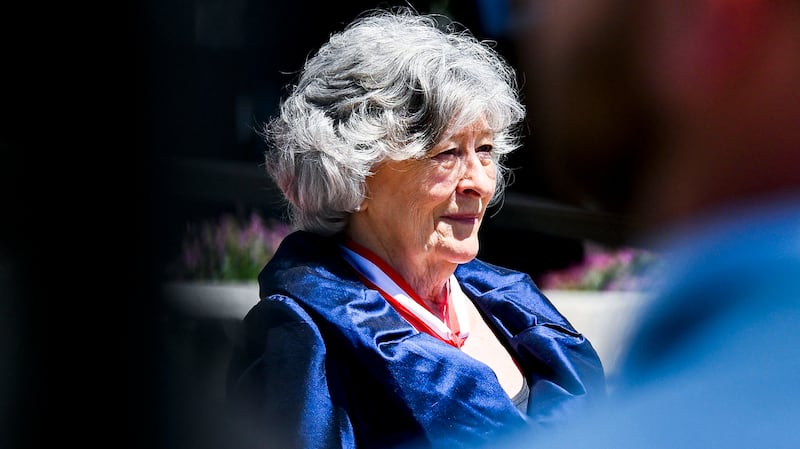 Gov. Gen. Louise Arbour takes part in an inspection of the honour guard at the National War Memorial following her installation ceremony as Governor General in Ottawa, on Monday, June 8, 2026. (Spencer Colby / THE CANADIAN PRESS)