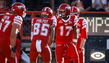 Adams throws six touchdown passes, rushes for another in Calgary Stampeders win over Toronto Argonauts