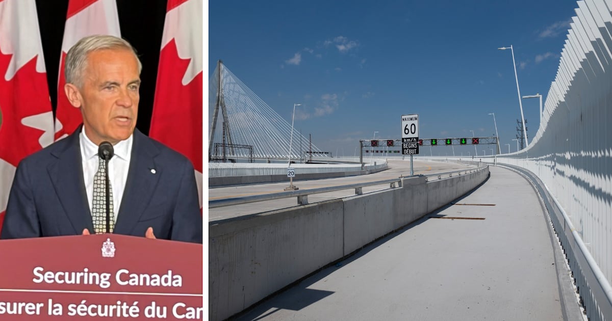 PM Carney insists Gordie Howe Bridge tolls will not be shared ‘until all debt is repaid’ - CTV News
