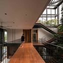 Beyond The Courtyard House / RCAB Studio - Interior Photography, Wood, Glass, Balcony, Handrail