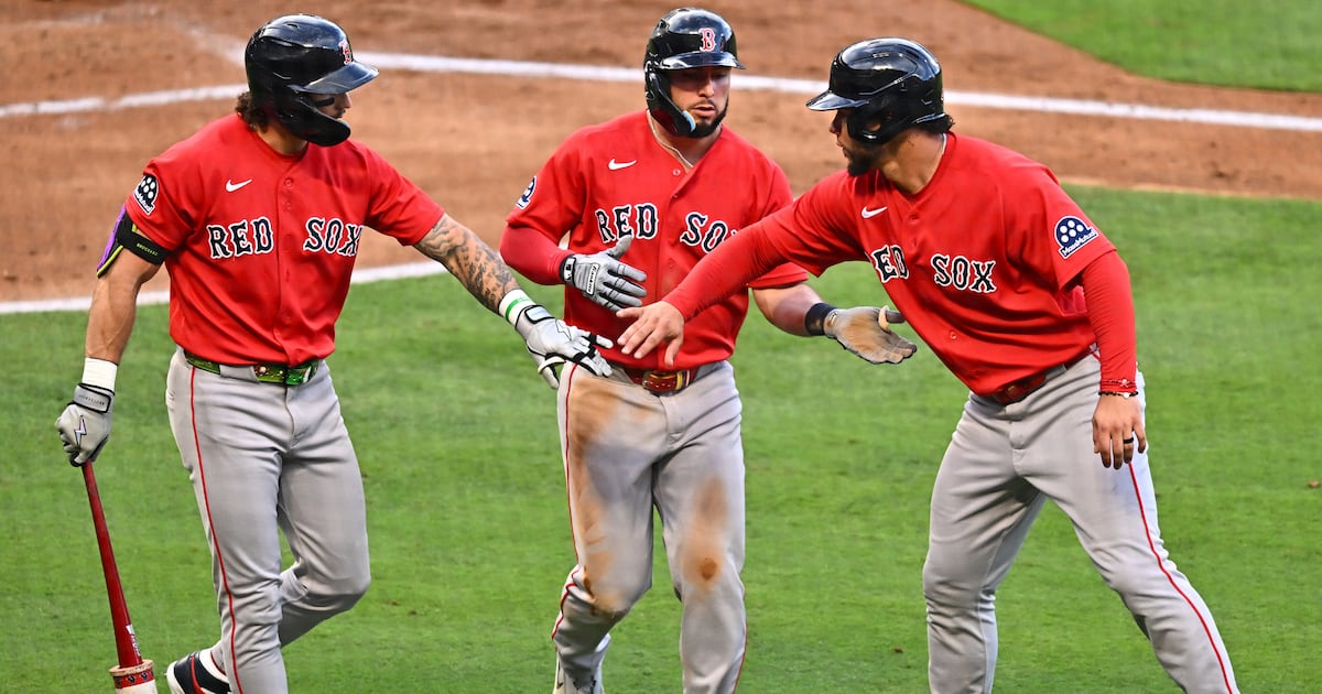 Aroldis Chapman sets relief strikeout record, Boston Red Sox stifle Los Angeles Angels in win