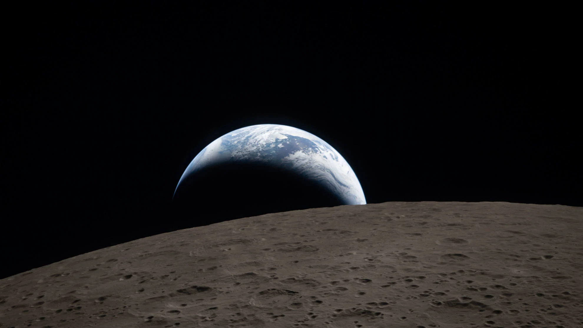 Earth Set - April 6 2026 - Artemis 2 NASA