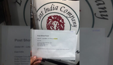 East India Company Restaurant provided the post-show meal for Limp Bizkit, after the band played at Ottawa Bluesfest on July 11, 2026. Photo by Nitin Mehra.