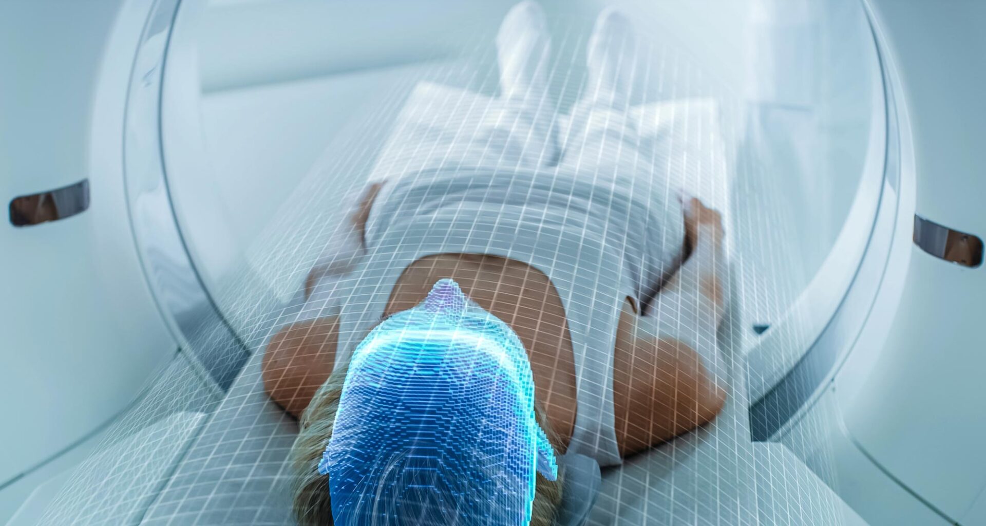 Female Patient CT PET MRI Scan Bed