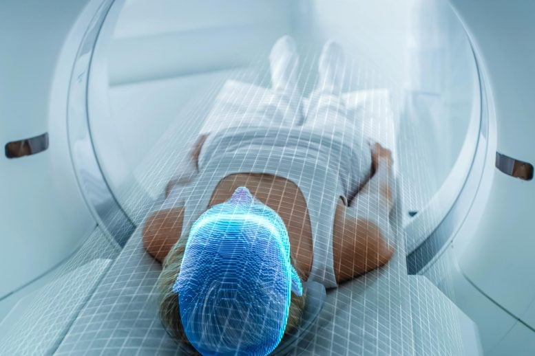 Female Patient CT PET MRI Scan Bed