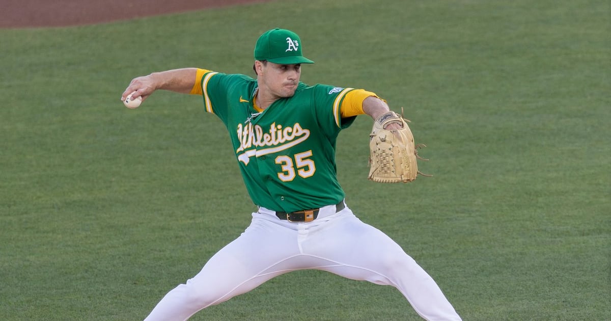 Shea Langeliers hits 20th homer to back J.T. Ginn in A's win over Los Angeles Dodgers that snaps four-game skid