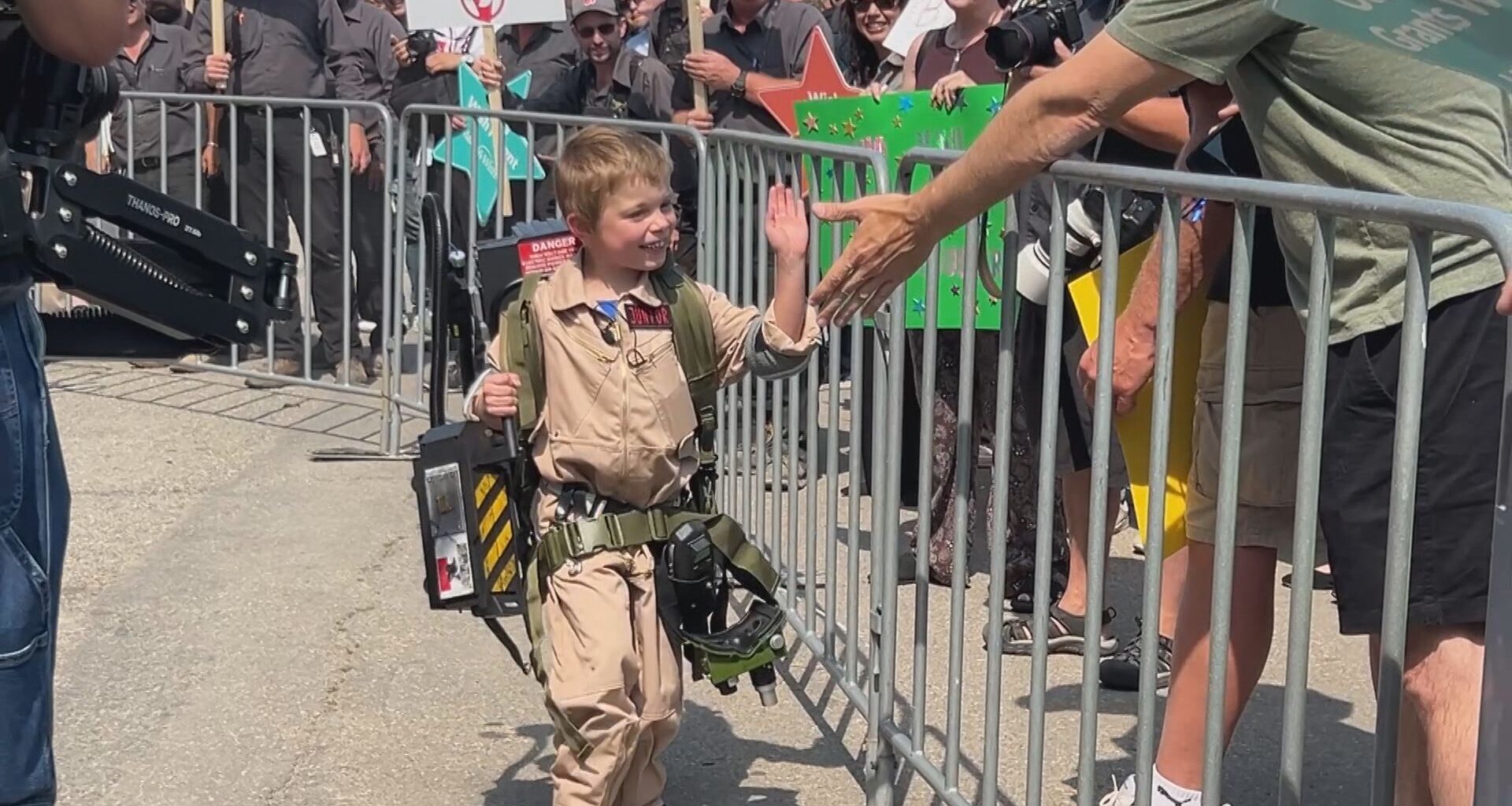 Calgary boy's Ghostbusters dream comes true with help from Make-A-Wish