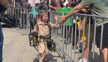 Calgary boy's Ghostbusters dream comes true with help from Make-A-Wish