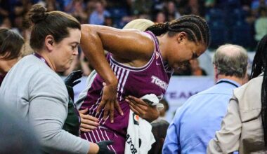 Toronto Tempo’s Nyara Sabally exits late against Atlanta Dream after suffering a rib injury