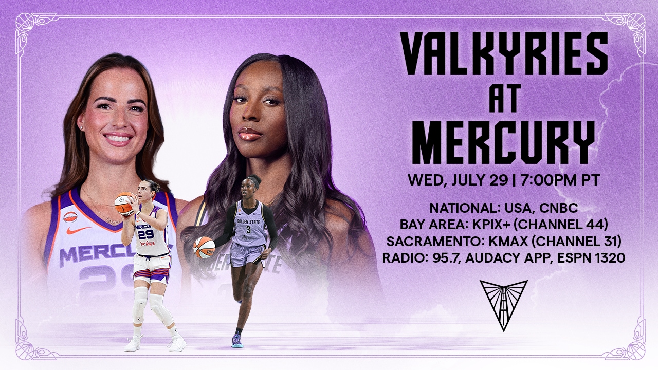 Game Preview: Valkyries at Mercury – 7/29/26