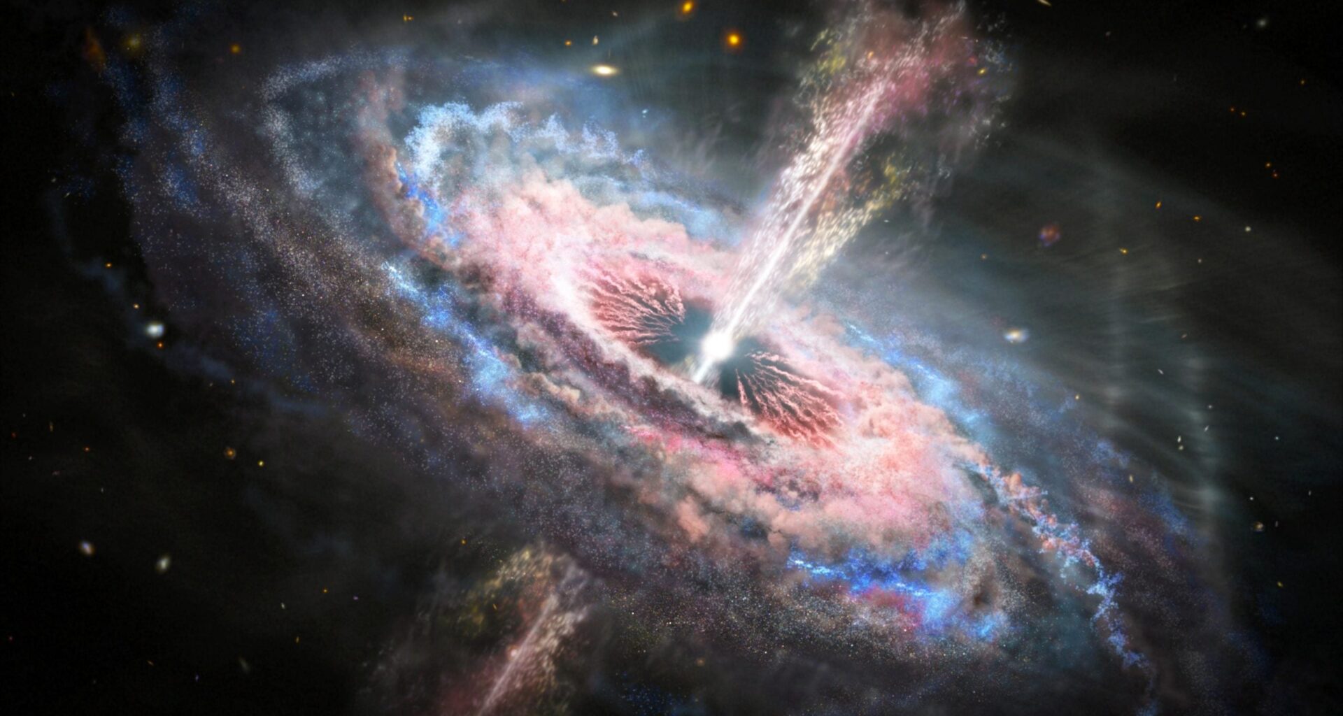 The Universe Was Barely Born When These Giant Black Holes Appeared