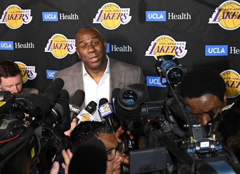 Magic Johnson Reacts To Lakers Signing 7-Year NBA Player