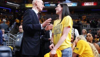 Adam Silver & Caitlin Clark
