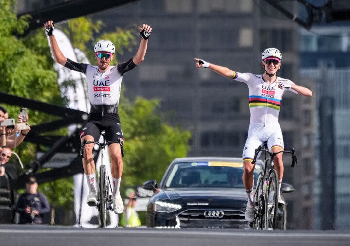 McNulty and Pogačar underlined UAE Emirates-XRG's dominance when they went 1-2 in Montréal.